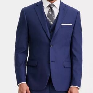 Men’s Alfani slim fit suit.  Color Blue,  Size 44 Long. Pants 36x32